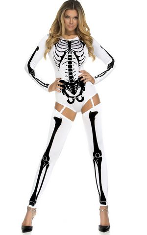F1657 Bone A Fide Skeleton Costume